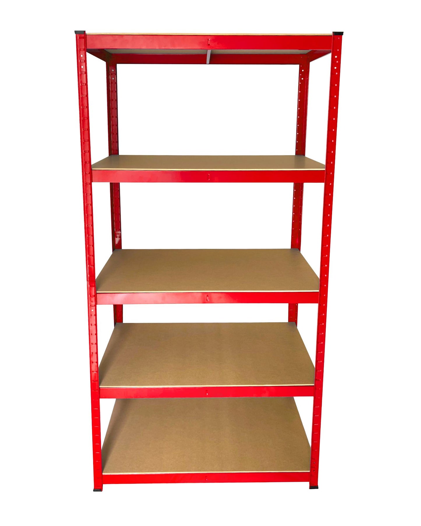 Scaffale di 5 Ripiani 180 x 90 x 45 - Rosso (Set di 3)